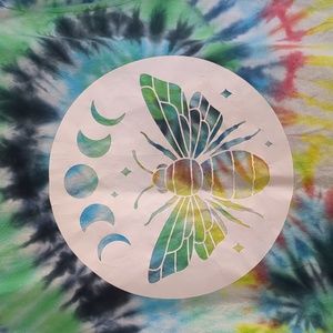 Glow in the Dark Tie Dyed Tshirt Large